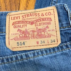 Levi’s 514 Slim Straight, M 34 x 34